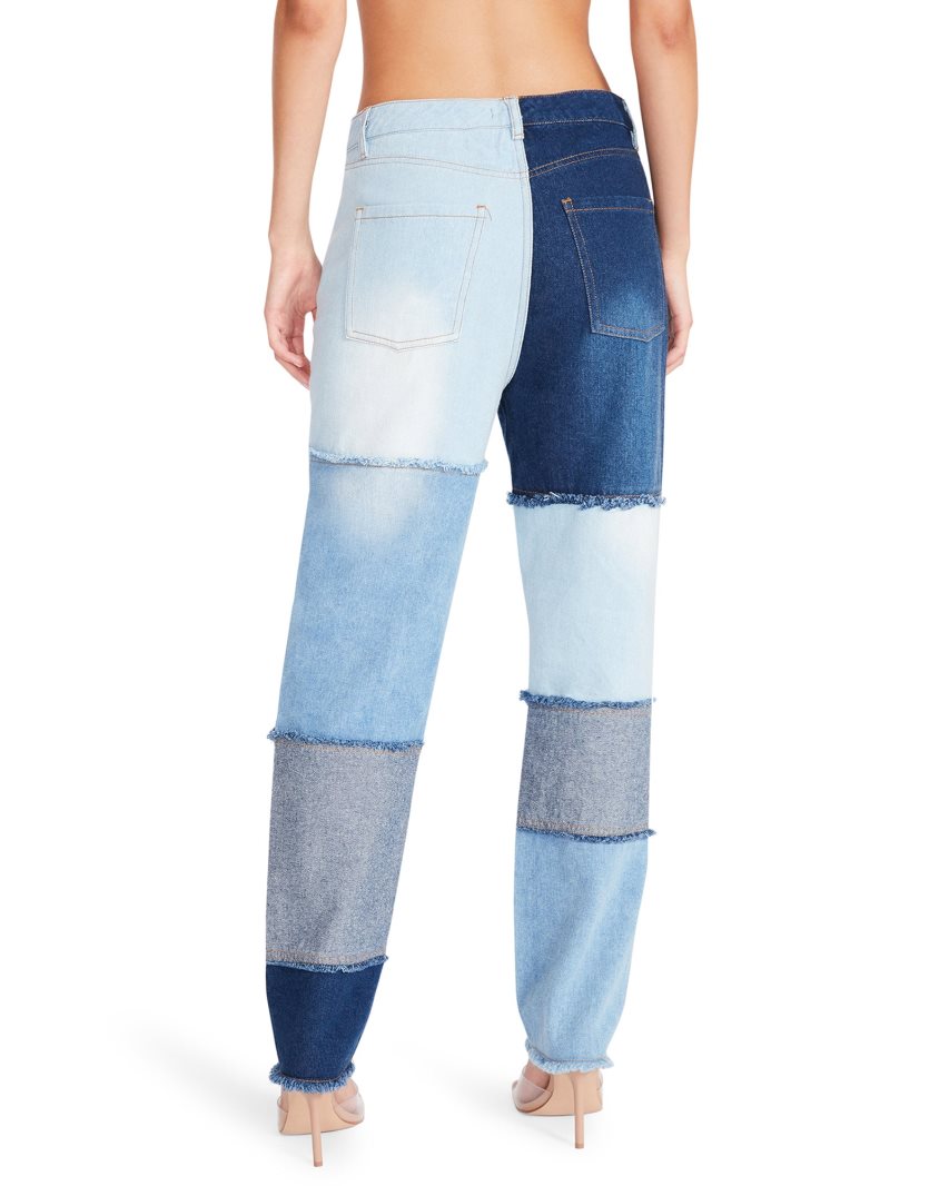 Pantalones Steve Madden Kylie Denim Fabric Mujer Azules | ES WS103E